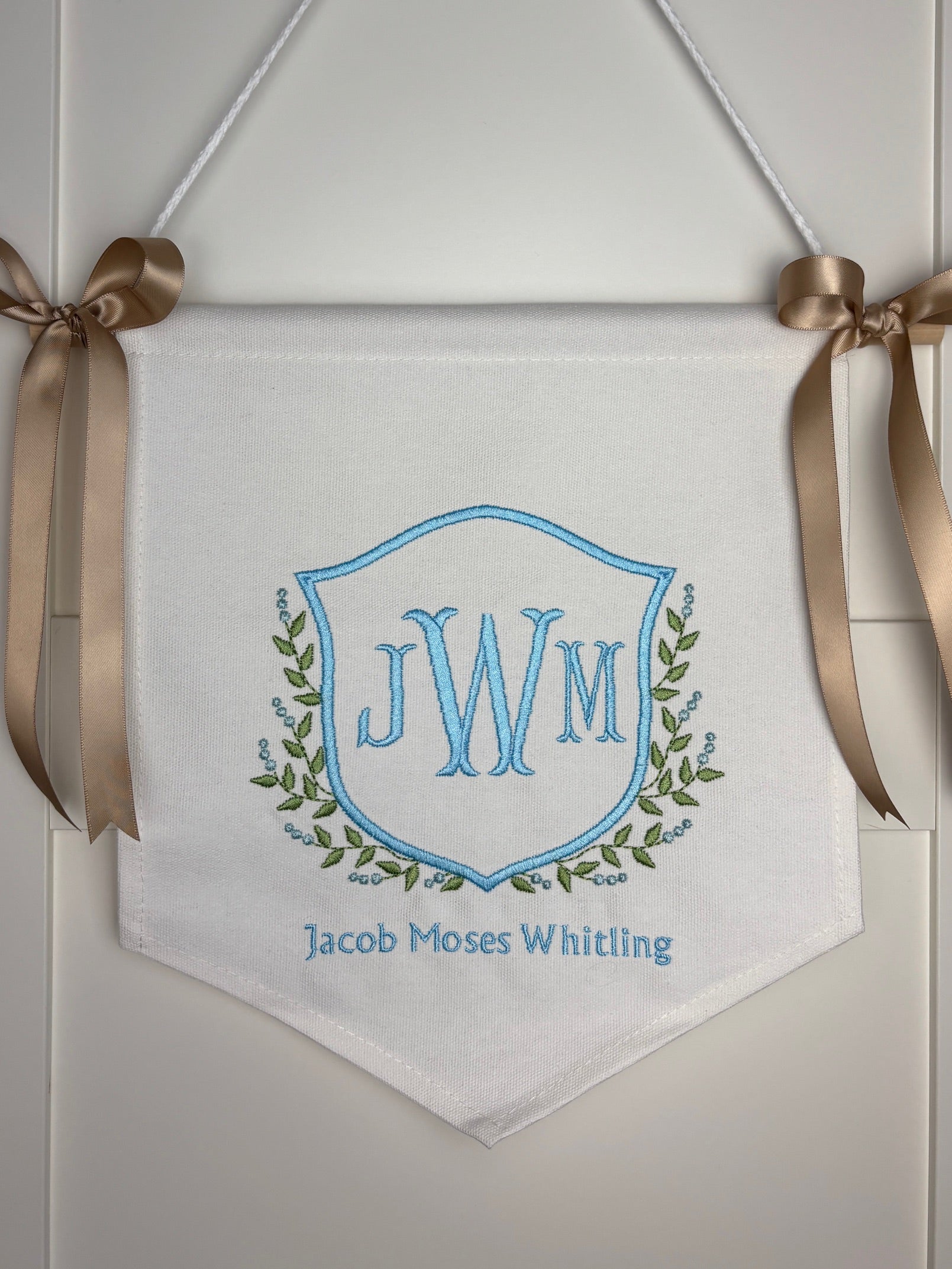 Personalized Baby Banner - Crest