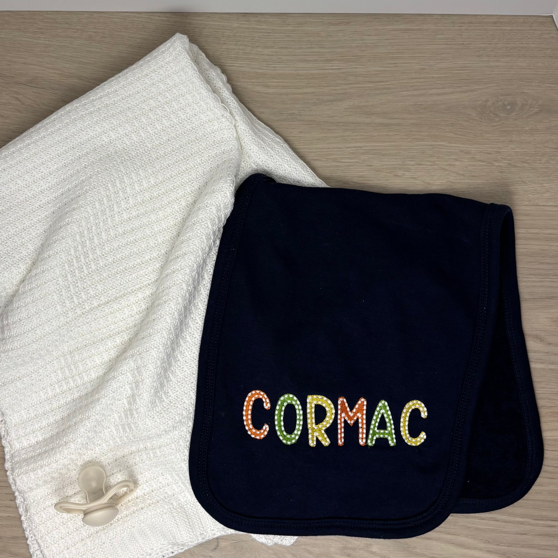 Personalized Infant Burp Cloth