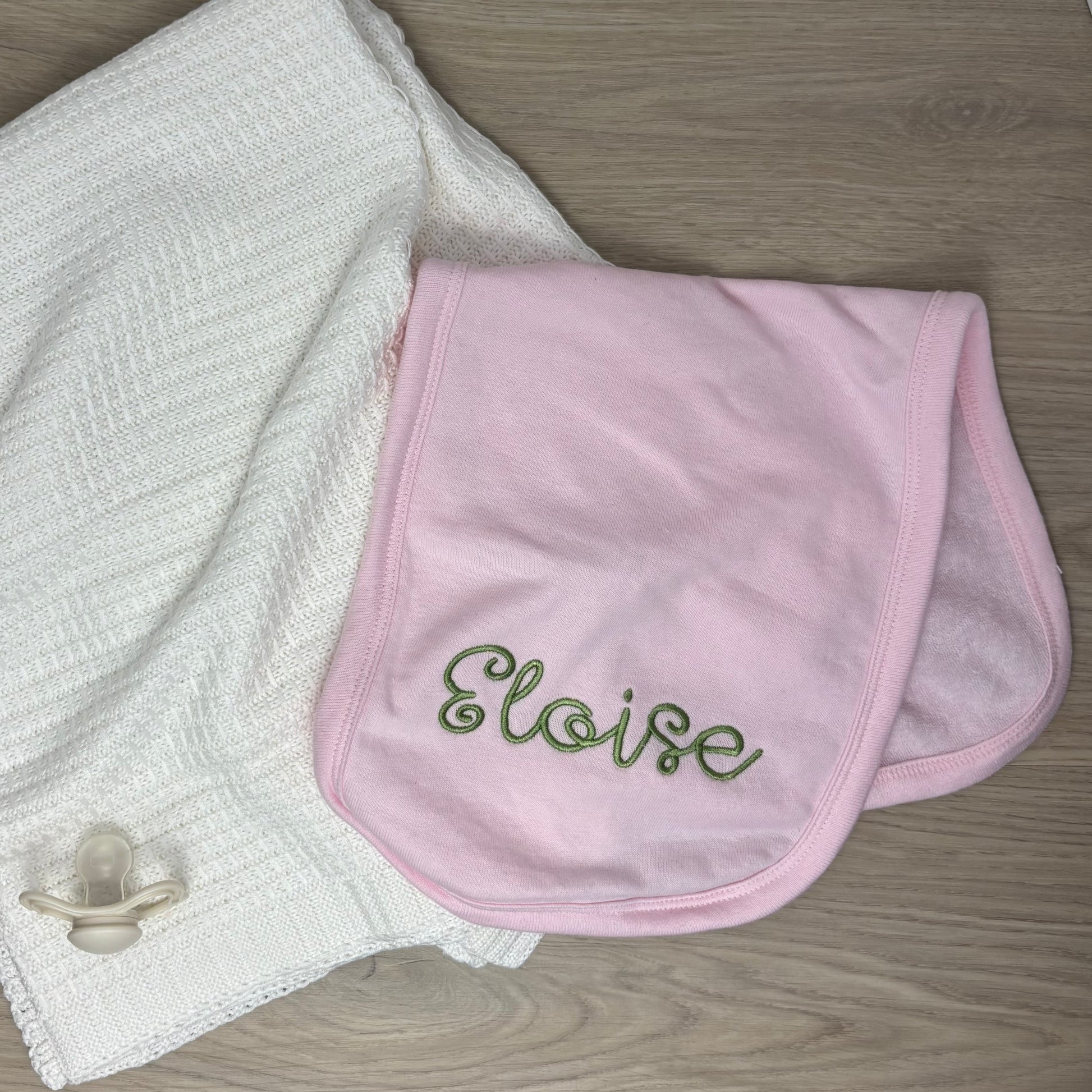 Personalized Infant Burp Cloth