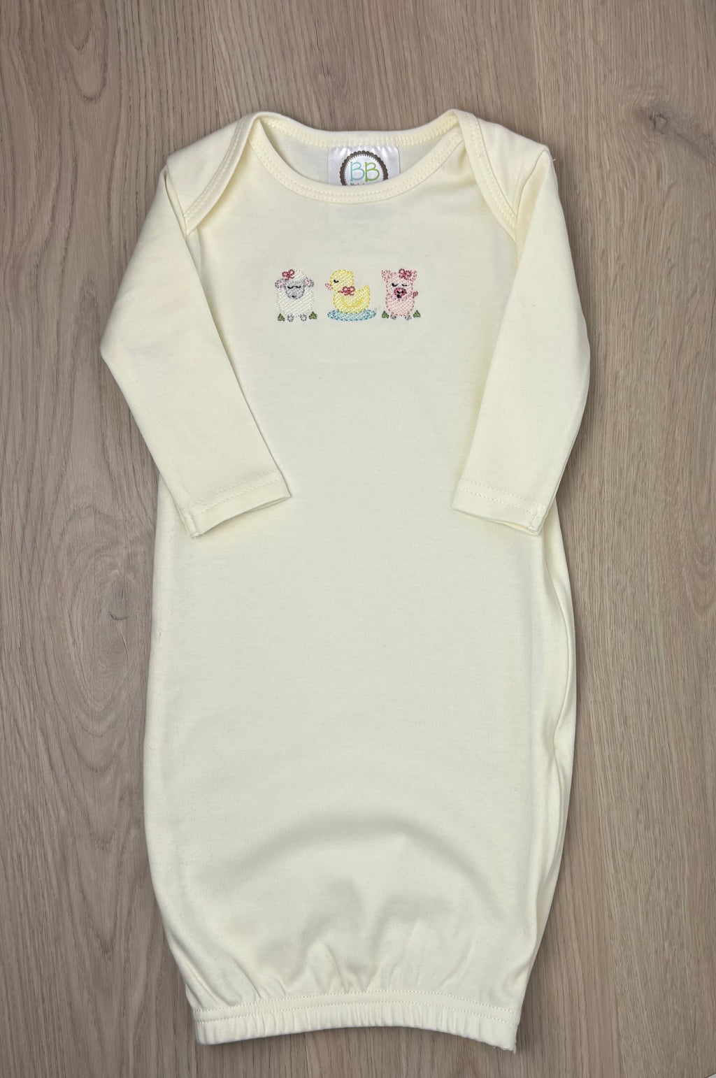 Farm Animal Trio - Infant Gown