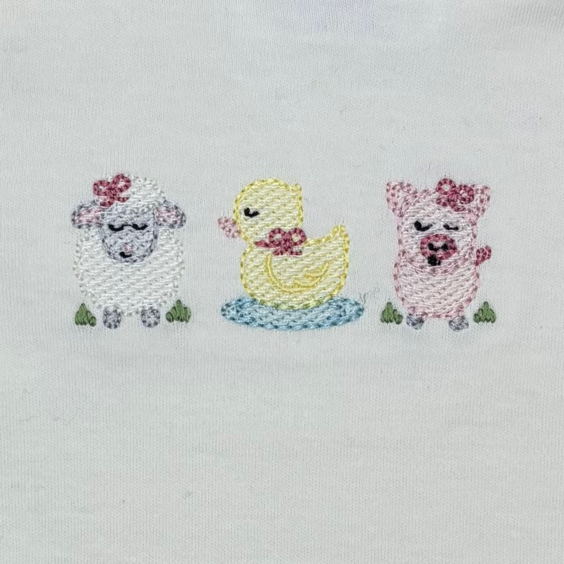 Farm Animal Trio - Infant Gown