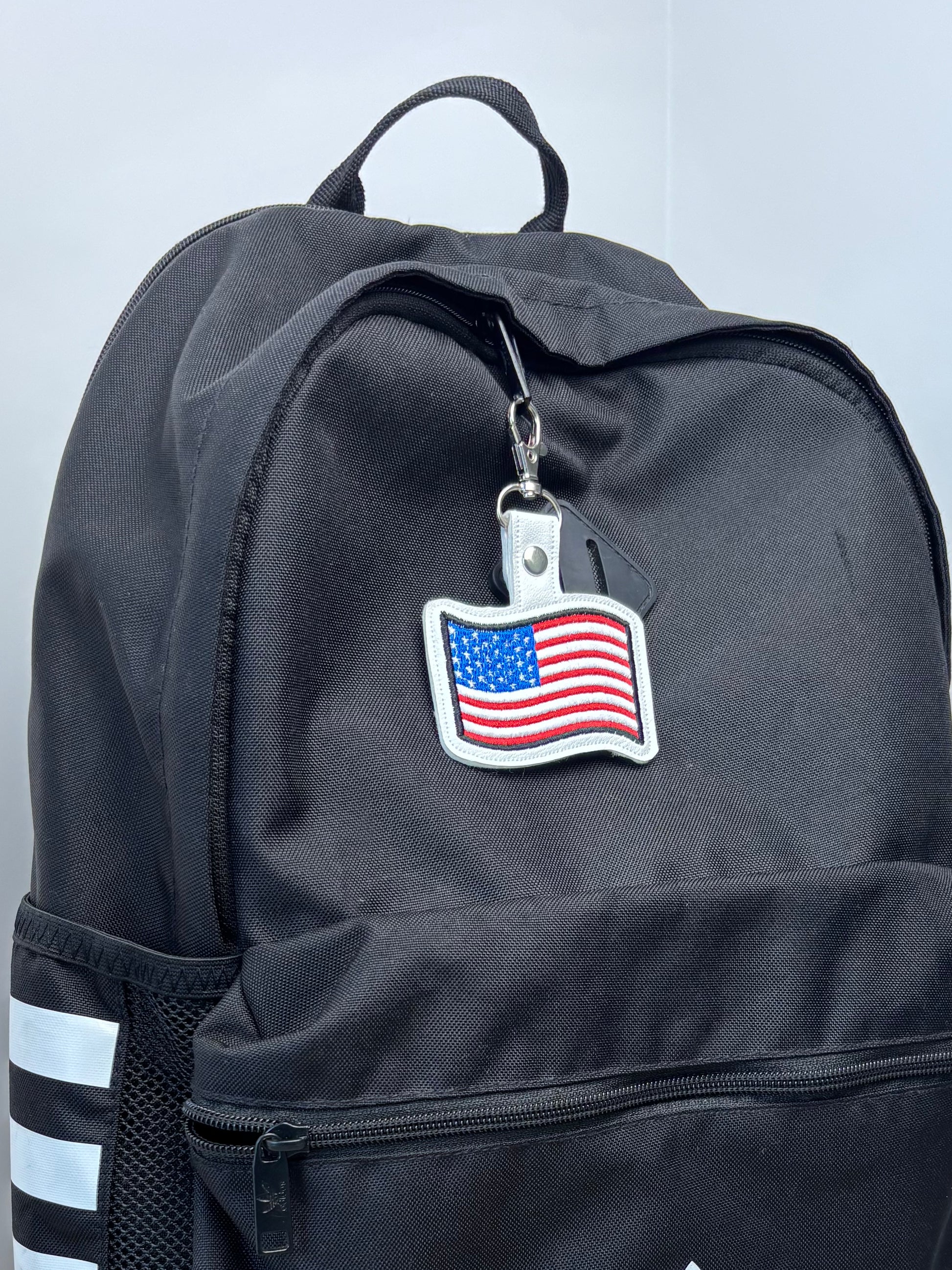 American Flag Keychain