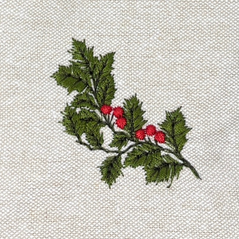 Holly Dinner Napkins (Set of 4)