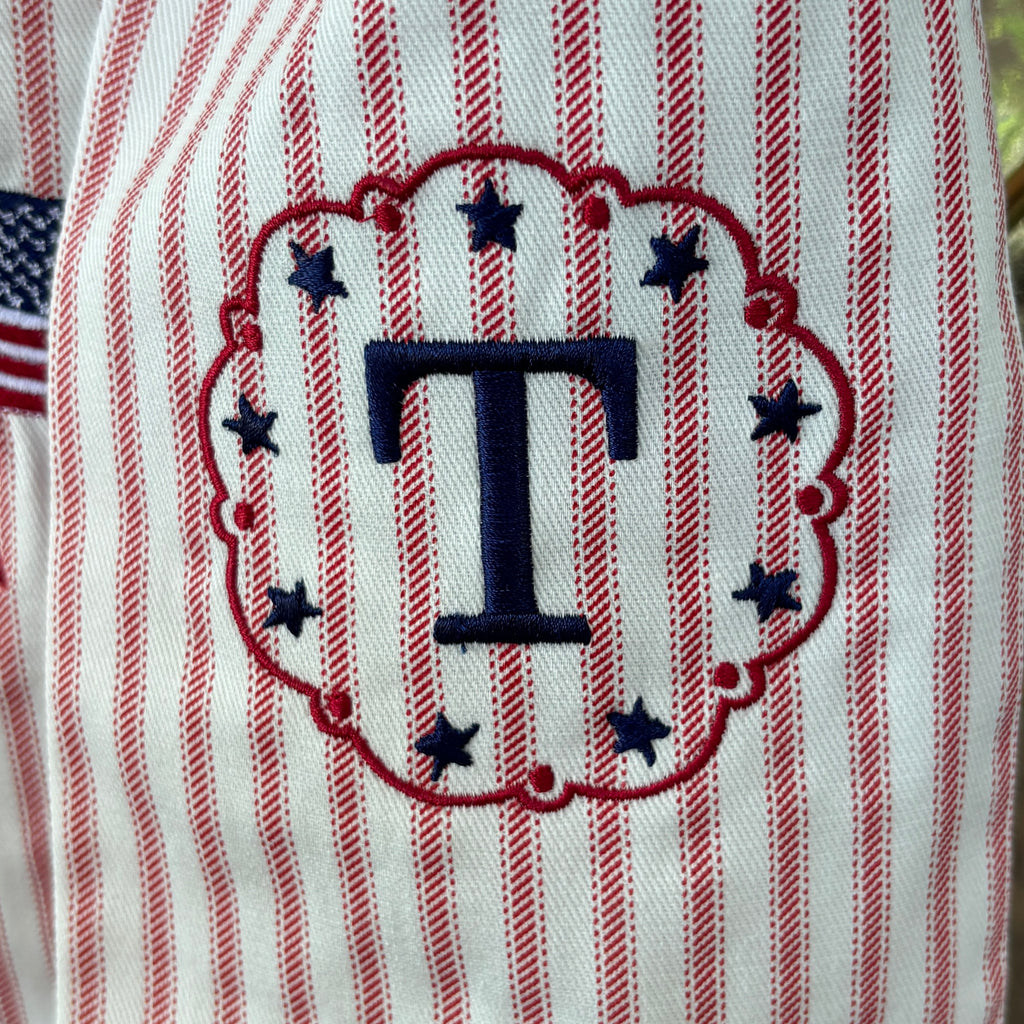 Embroidered Patriotic Wreath Sash