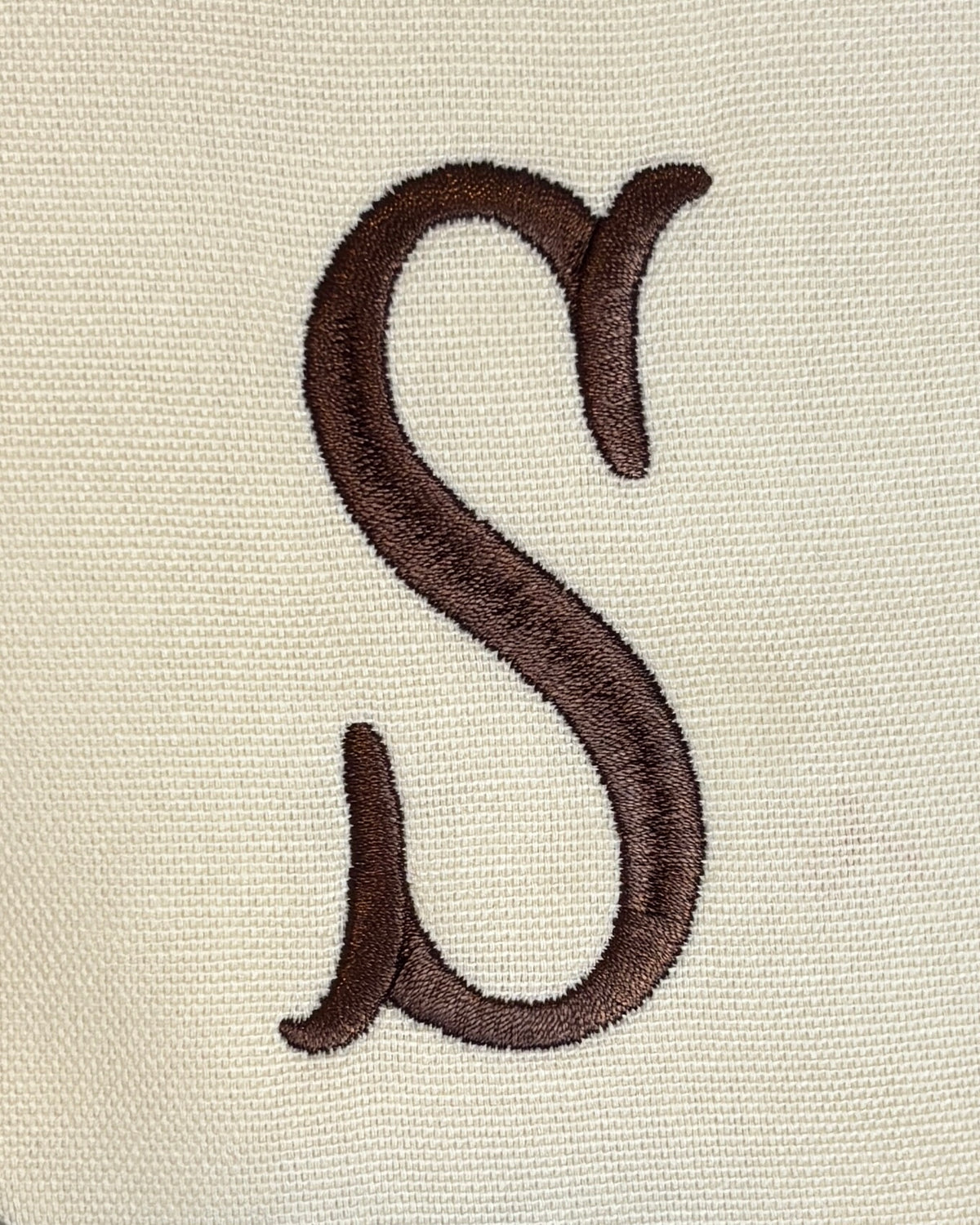 Give Thanks Monogram Wreath Sash - Ivory