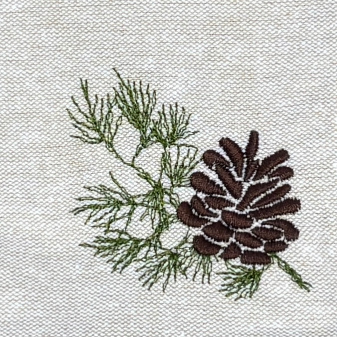 Pinecone Dinner Napkins (Set of 4)