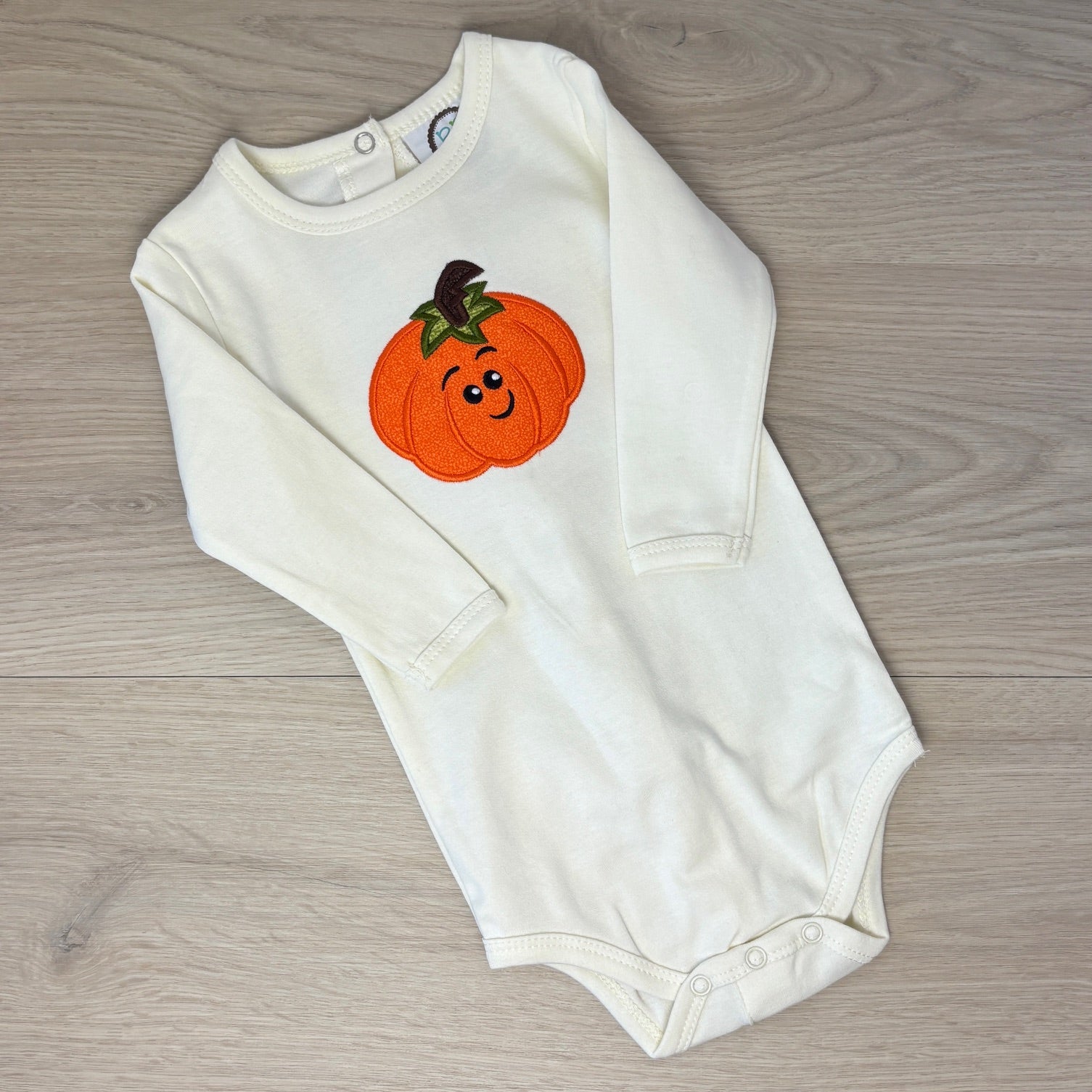Sweet Pumpkin - Long Sleeve Applique Bodysuit