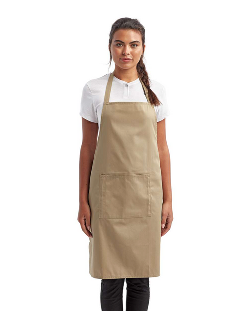 Bib Apron with Pocket