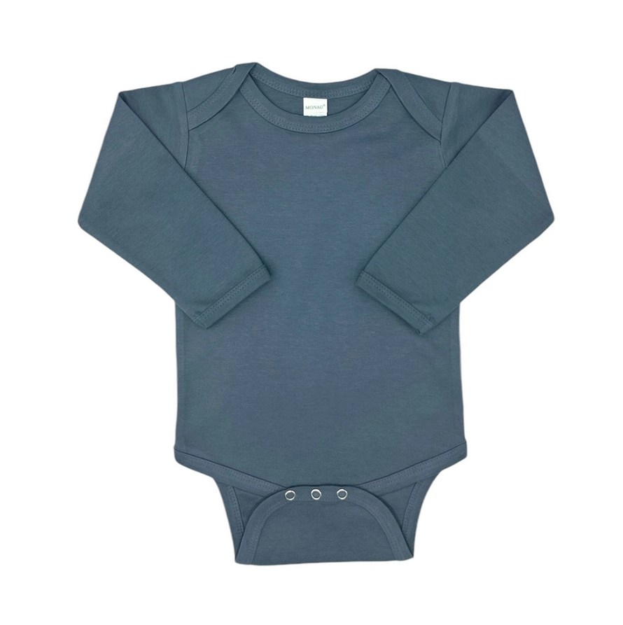 Embroidered Organic Long Sleeve Infant Bodysuit
