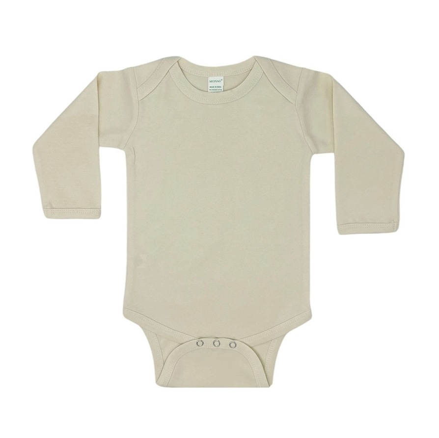 Embroidered Organic Long Sleeve Infant Bodysuit