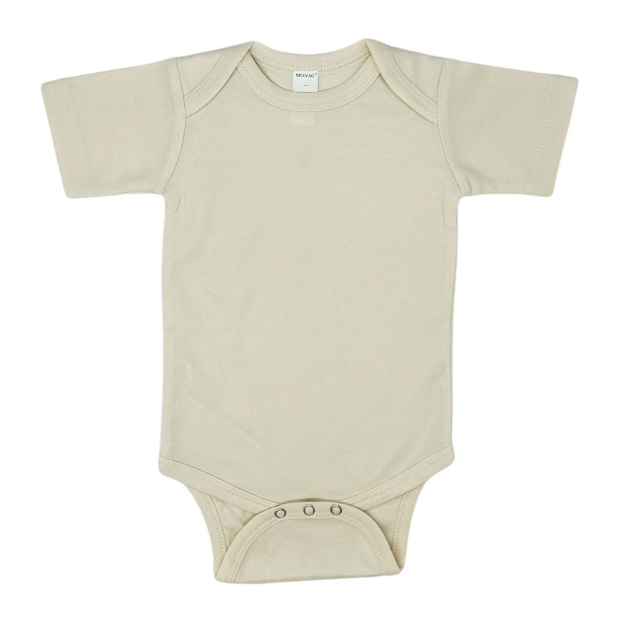 Embroidered Organic Short Sleeve Infant Bodysuit