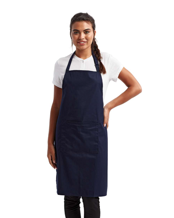 Bib Apron with Pocket