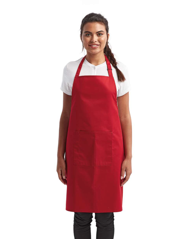 Bib Apron with Pocket