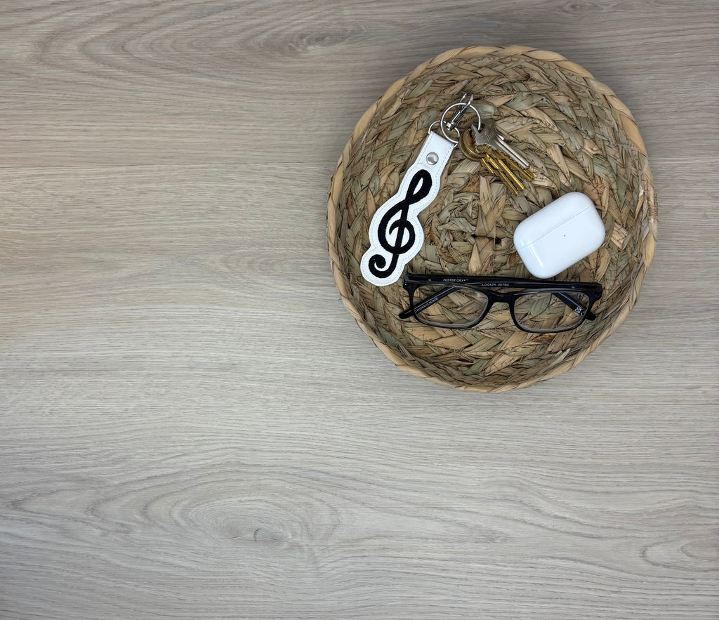 Treble Clef Keychain
