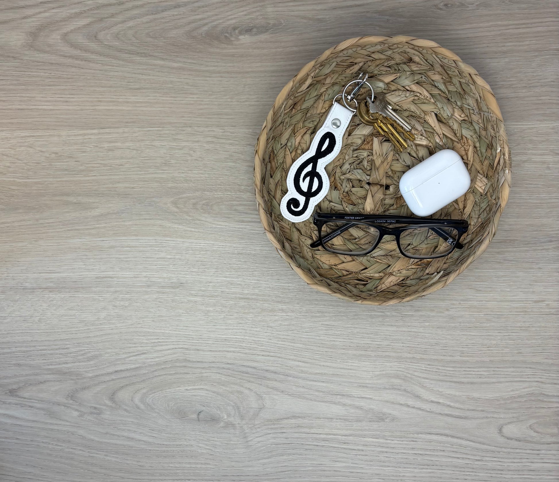 Treble Clef Keychain