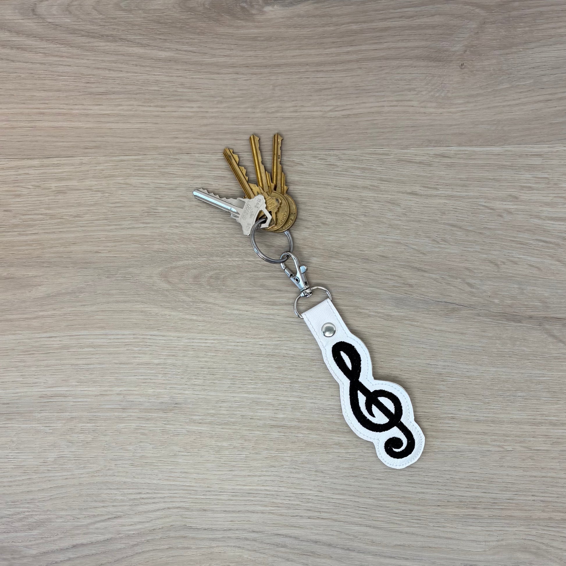 Treble Clef Keychain