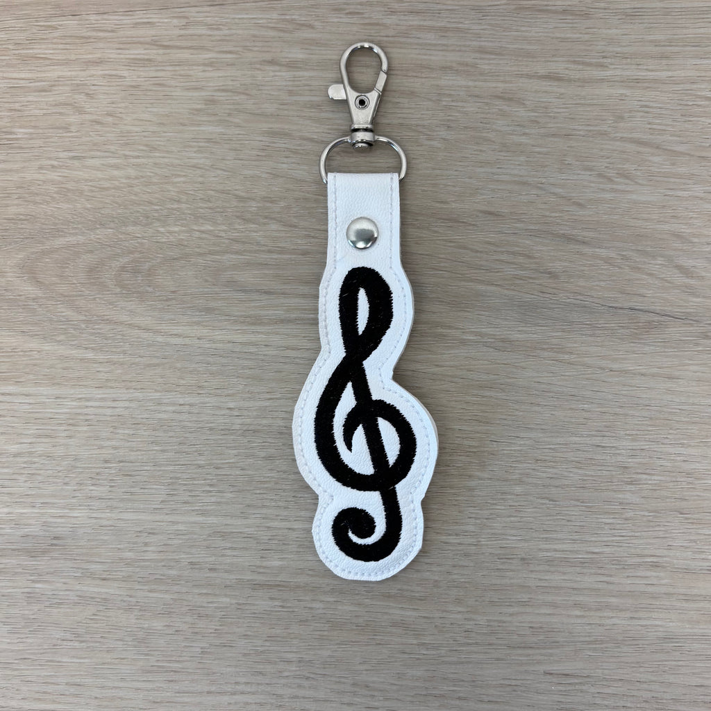 Treble Clef Keychain