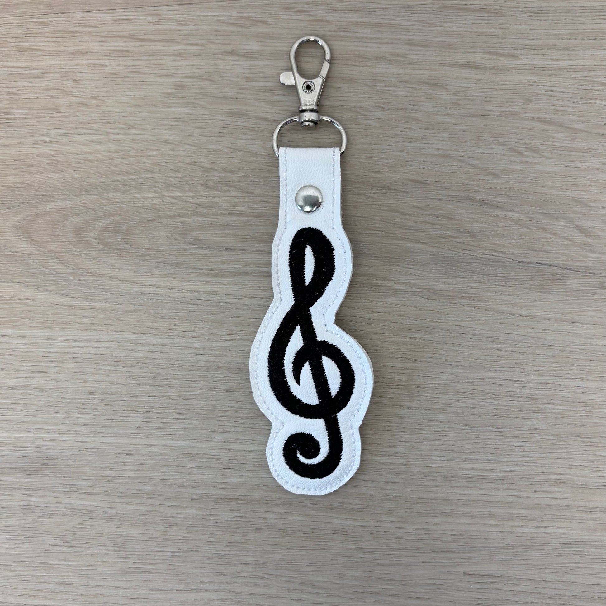 Treble Clef Keychain